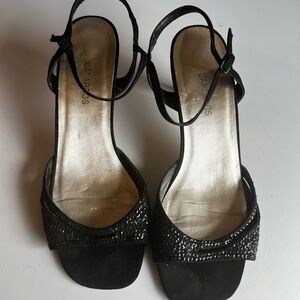 Caparros Black Heels with black  Accents